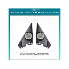 Ambient interior lighting FORS.auto for Honda Civic 2016-2021 (Luminous Speaker Cover)