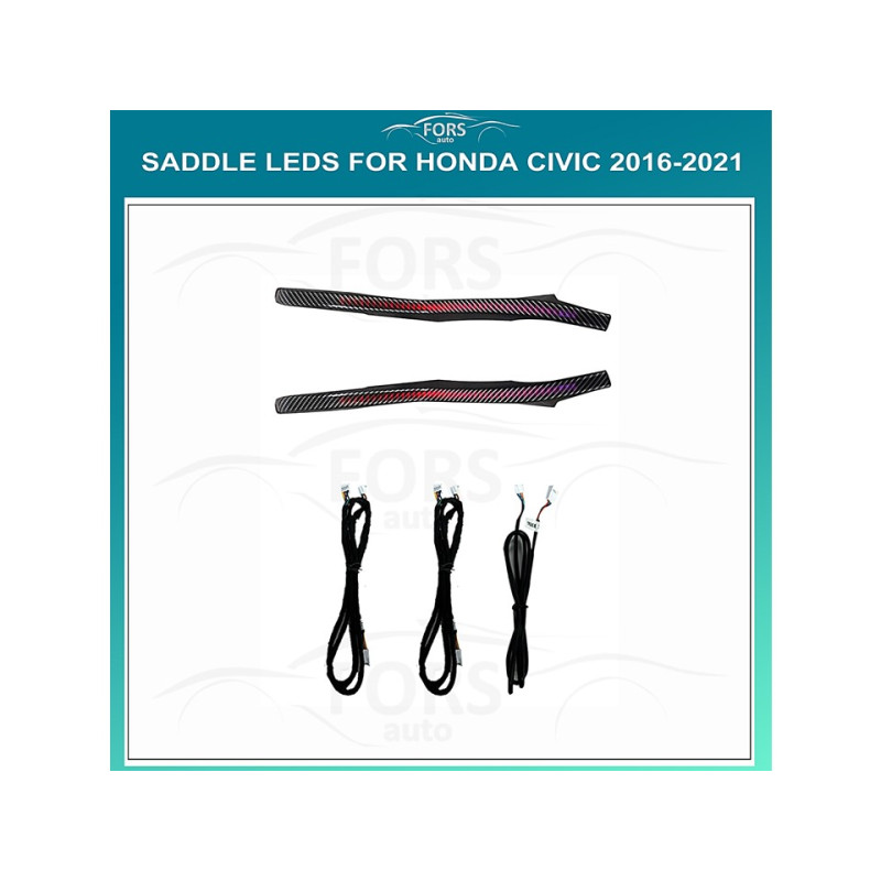 Ambient lighting FORS.auto for Honda Civic 2016-2021 (Saddle LEDs)