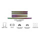 Ambient interior lighting FORS.auto for Honda Breeze 2023-2024 (Dynamic Rainbow Kit)-28 LEDs