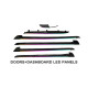 Ambient interior lighting FORS.auto for Honda CRV 2017-2021 (Carbon)-18 LEDs