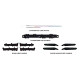 Ambient interior lighting FORS.auto for Honda Civic/Integra 2022 (Galaxy Rainbow Kit)-24 LEDs