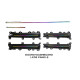 Ambient interior lighting FORS.auto for Honda Civic/Integra 2022-2023 (Carbon Fiber)-19 LEDs