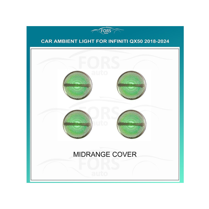 Ambient lighting FORS.auto for Infiniti QX50 2018-2024 (Midrange Cover)