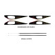Ambient interior lighting FORS.auto for Infiniti Q50/Q50L 2013-2021 (Grid Pattern)-22 LEDs