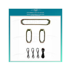 Ambient interior lighting FORS.auto for Jetour Traveller/Shanhai T2 2023-2024 (AC Vent Rainbow Kit)