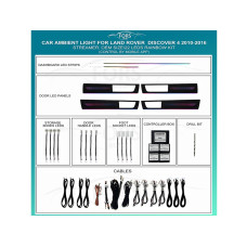 Ambient interior lighting FORS.auto for Land Rover Discovery 4 2010-2016 (Streamer)-22 LEDs