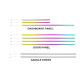Ambient interior lighting FORS.auto for Land Rover Evoque 2020-2023 (Rainbow Kit)-19 LEDs