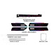 Ambient interior lighting FORS.auto for Range Rover Sport 2013-2022 (Starry)-31 LEDs