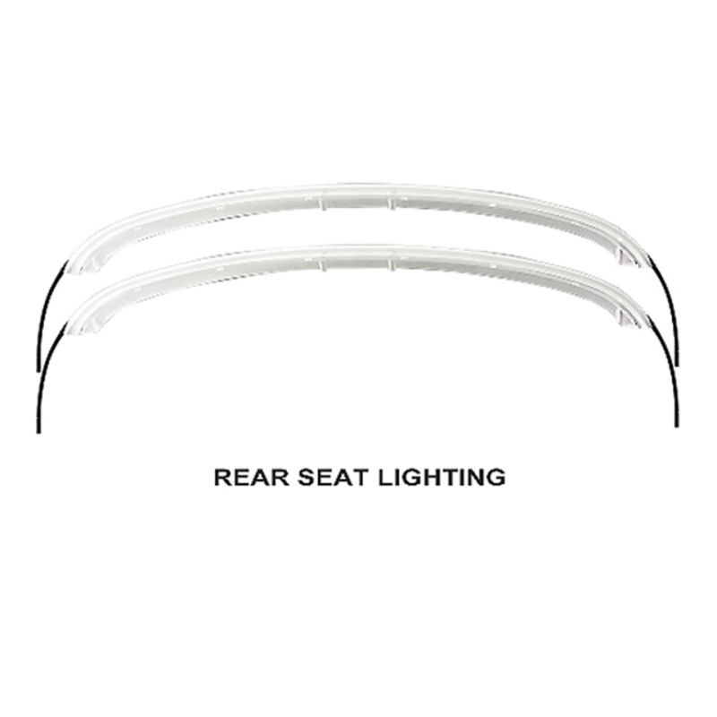 Ambient lighting FORS.auto for Lexus ES 2018-2022 (Rear Seat Lighting)