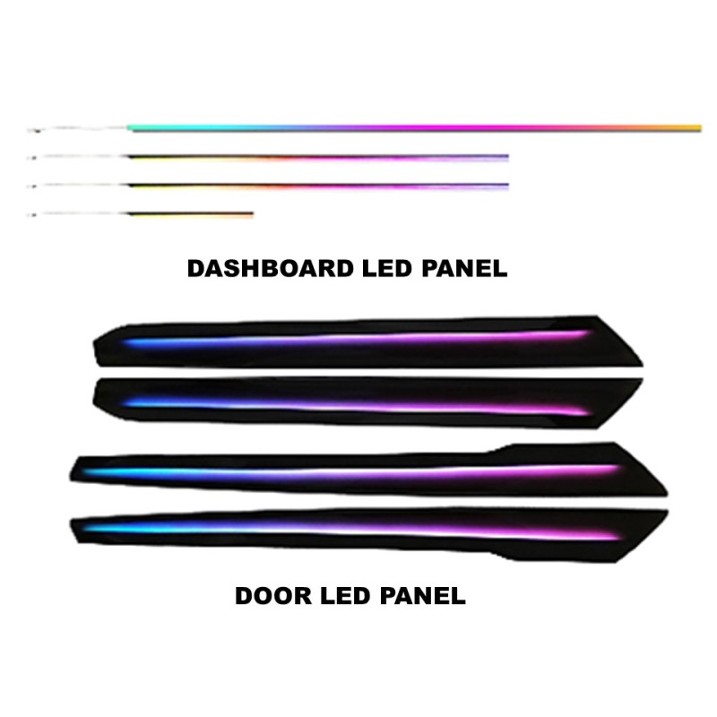 Ambient interior lighting FORS.auto for Lexus RX 2016-2021 (Dynamic Rainbow Kit)-21 LEDs