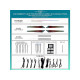 Ambient interior lighting FORS.auto for Maserati Ghibli 2013-2022 (Lattice)-22 LEDs