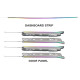 Ambient interior lighting FORS.auto for Mazda 6/Atenza 2020 (Silver, Rainbow Kit)-17 LEDs