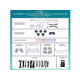Ambient interior lighting FORS.auto for Mercedes-Benz C-Class W206 (Active Rainbow Kit)-9 Set