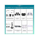 Ambient interior lighting FORS.auto for Mercedes-Benz B/GLB/GLA-Class W247 (Color Sync)-8 Set Kit