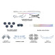 Ambient interior lighting FORS.auto for Mercedes-Benz C-Class W206 (Active Rainbow Kit)-9 Set