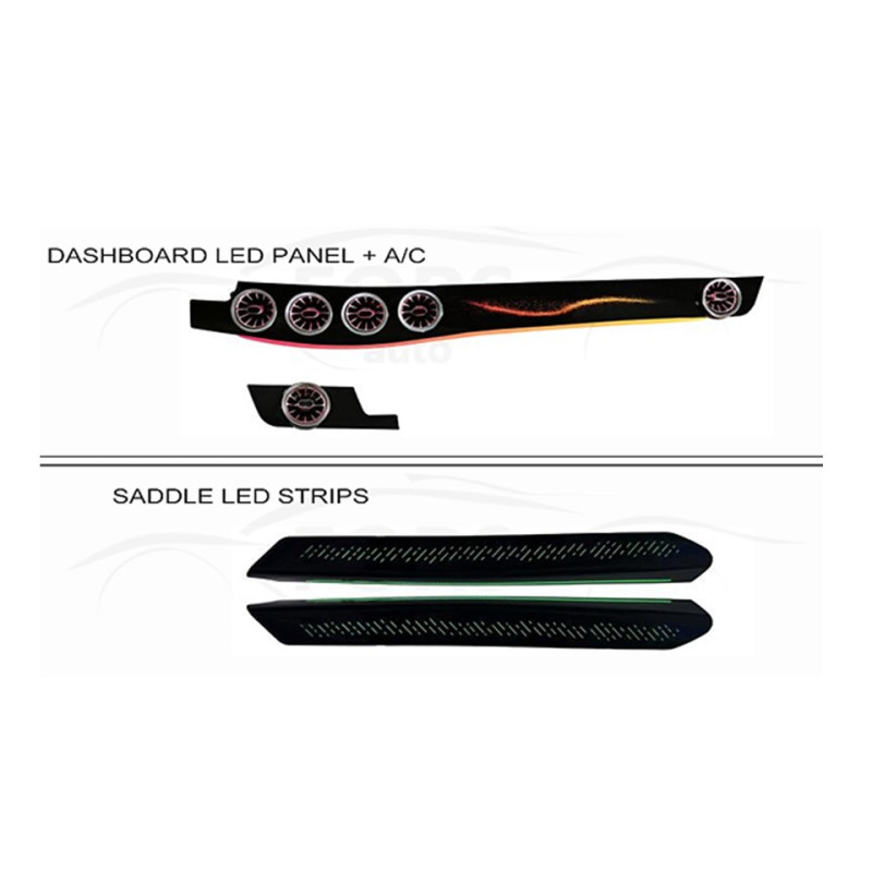 Ambient interior lighting FORS.auto for Mercedes-Benz E-Class 2010-2015 (Galaxy)-10 LEDs