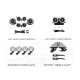 Ambient interior lighting FORS.auto for Mercedes-Benz E-Class W213 (Ambient Light)-4 Sets Kit