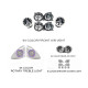 Ambient interior lighting FORS.auto for Mercedes-Benz S-Class W222 (Color Sync)-5 Sets Kit