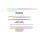Ambient interior lighting FORS.auto for Mercedes-Benz V-Class V260 2016-2022 (Rainbow Kit)-18 LEDs