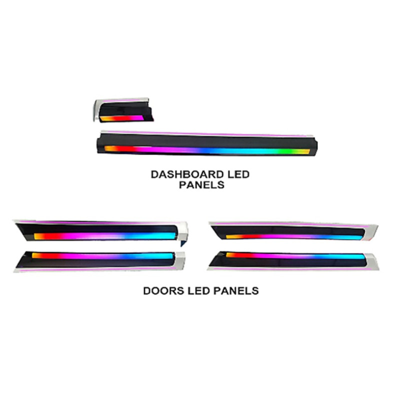 Ambient interior lighting FORS.auto for Porsche Cayenne 2010-2017 (Dynamic Rainbow Kit)-20 LEDs