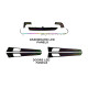 Ambient interior lighting FORS.auto for Porsche Panamera 2017-2021 (Rainbow Kit)-23 LEDs