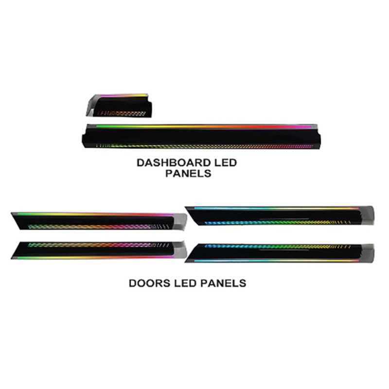 Ambient interior lighting FORS.auto for Porsche Cayenne 2010-2017 (Rainbow Kit)-20 LEDs