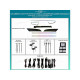 Ambient interior lighting FORS.auto for Toyota Corolla Cross/Frontlander 2022 (Gaxaly)-21 LEDs