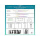 Ambient interior lighting FORS.auto for Toyota Sienna/Granvia 2021-2024 (Rainbow Kit)-25 LEDs
