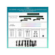Ambient interior lighting FORS.auto for Toyota Prado 2011-2021 (Dragon Scale)-22 LEDs