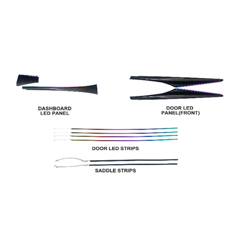 Ambient interior lighting FORS.auto for Toyota Avalon (Rainbow Kit)-23 LEDs