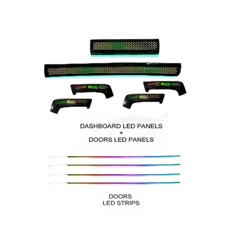 Ambient interior lighting FORS.auto for Toyota Prado 2011-2021 (Dragon Scale)-22 LEDs