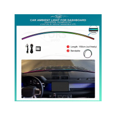 Ambient interior lighting FORS.auto for dashboard Universal (Rainbow Kit)