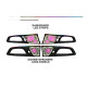 Ambient interior lighting FORS.auto for Volvo XC60 2018-2022 (Rainbow Kit)-22 LEDs