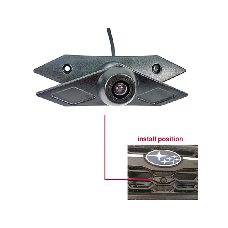 Front camera (built-in) FORS.auto F-QS01258 for Subaru XV (CVBS/AHD-Mini 4 Pin) 2014