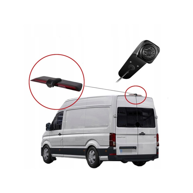 Rear brake light camera FORS.auto F-HD-SL815CL for Volkswagen Crafter minibus (CVBS) 2017