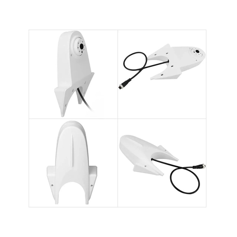 Rearview camera FORS.auto F-HD-SL909CL for roof for Mercedes-Benz/Volkswagen/Ford/Peugeot/Citroen/Fiat ( CVBS, White )