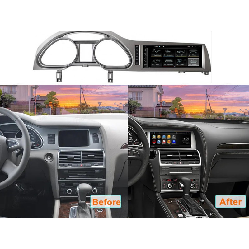 Android head unit FORS.auto for Audi Q7/SQ7 MMI-3G (8+64Gb, 10.25") 2010-2015