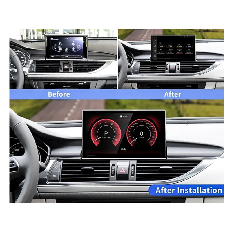 Android head unit FORS.auto for Audi A6/S6/RS6 MHI2 (4+32Gb, 9") 2016-2019