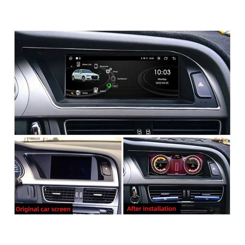 Android head unit FORS.auto for Audi A4/A5/S4/S5/RS4/RS5/B8 MMI-3G High (4+32Gb, 8.8") 2009-2016