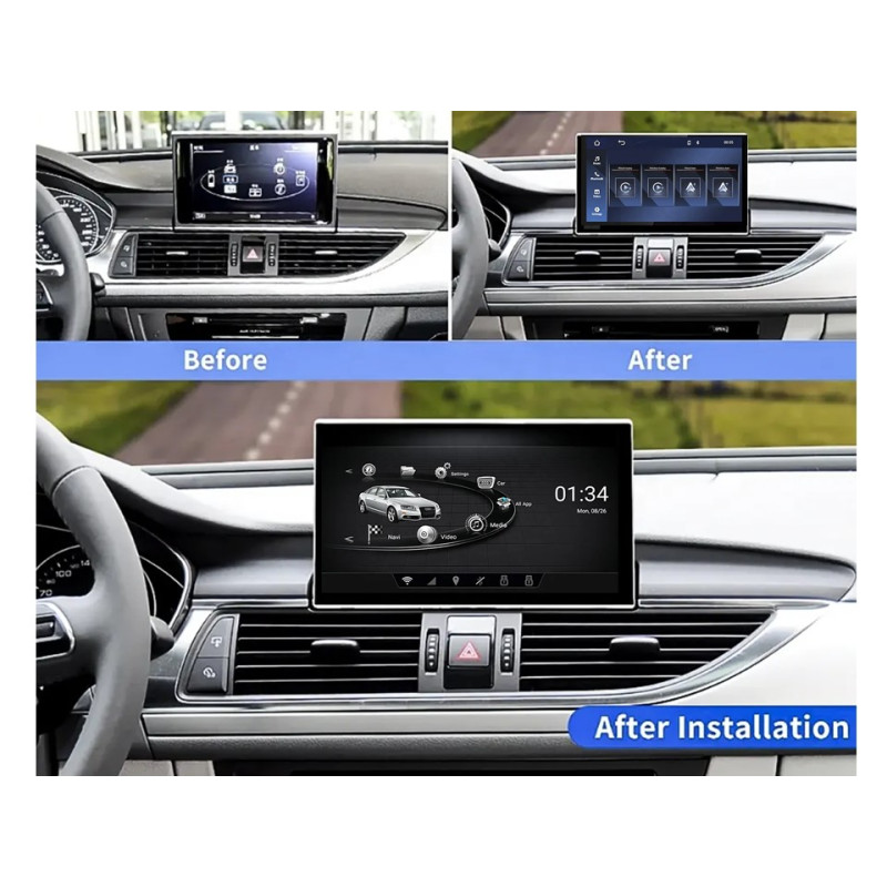 Android head unit FORS.auto for Audi A6/S6/RS6 HN+R (4+32Gb, 9") 2012-2015