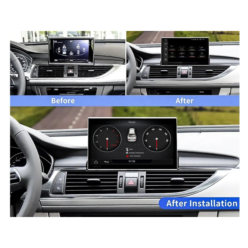 Android head unit FORS.auto for Audi A6/S6/RS6 MHI2 (8+64Gb, 9") 2016-2019