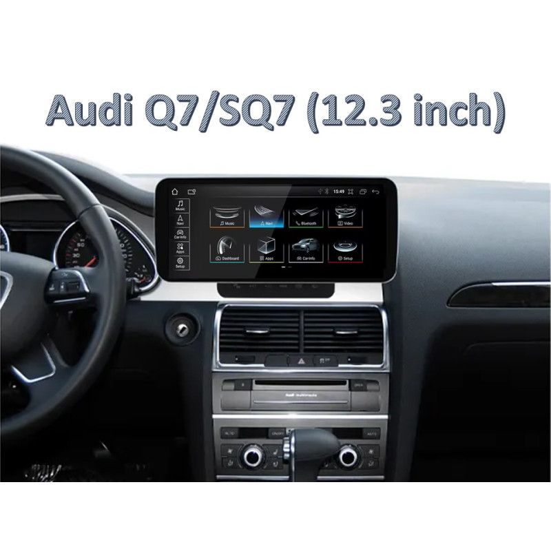 Android head unit FORS.auto for Audi Q7/SQ7 MMI-3G (8+64Gb, 12.3") 2010-2015