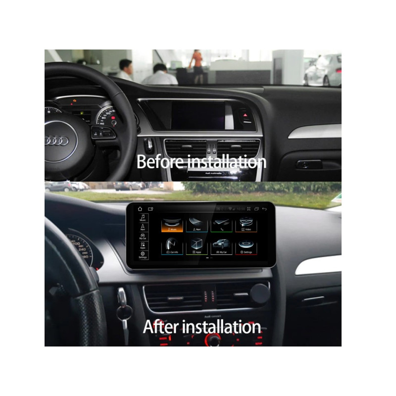 Android head unit FORS.auto for Audi A4/A5/S4/S5/RS4/RS5/B8 MMI-2G (8+64Gb, 12.3’’) 2008-2009