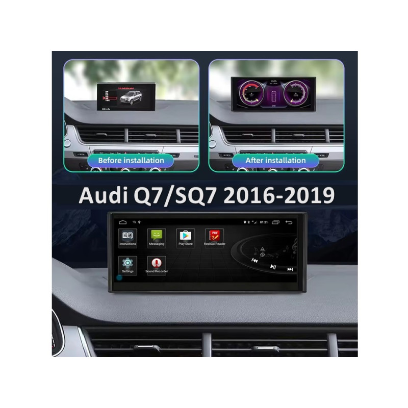 Android head unit FORS.auto for Audi Q7/SQ7 (4+32Gb, 12.4") 2016-2019
