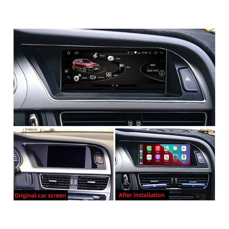 Android head unit FORS.auto for Audi A4/A5/S4/S5/RS4/RS5/B8 Low (8+64Gb, 8.8") 2009-2016