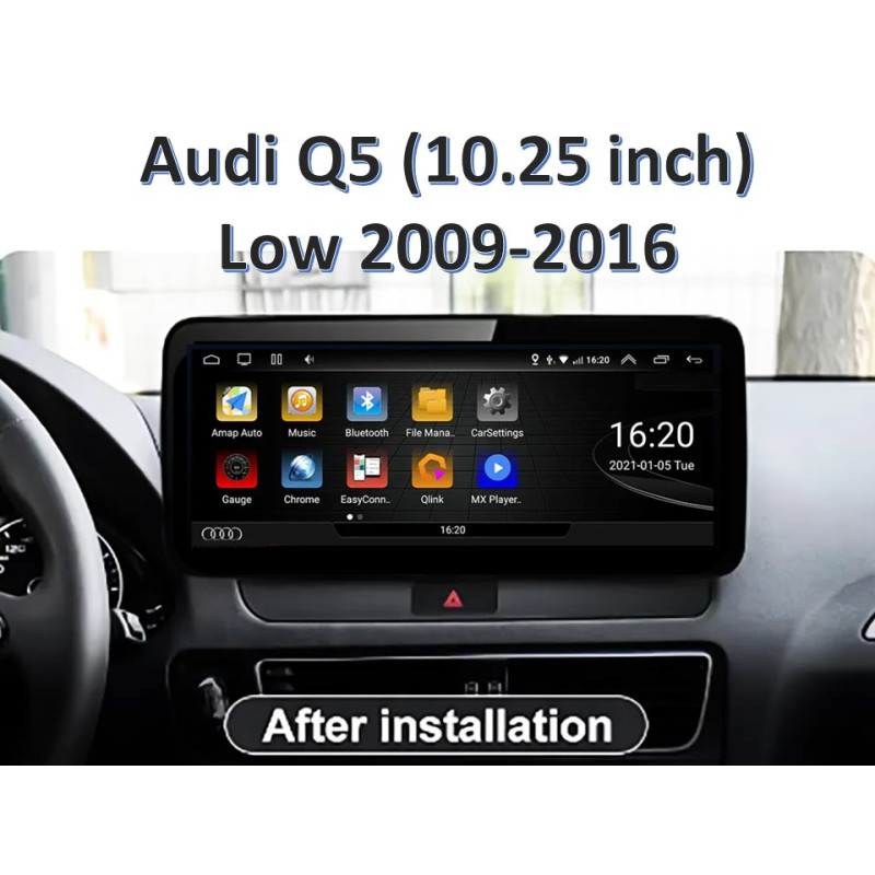 Android head unit FORS.auto for Audi Q5/SQ5 Low (8+64Gb, 10.25") 2010-2016