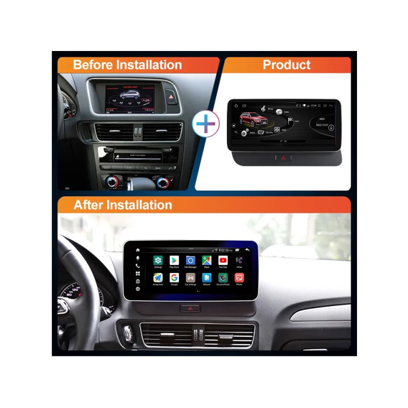 Android head unit FORS.auto for Audi Q5/SQ5 MMI-3G High (8+64Gb, 10.25") 2010-2016