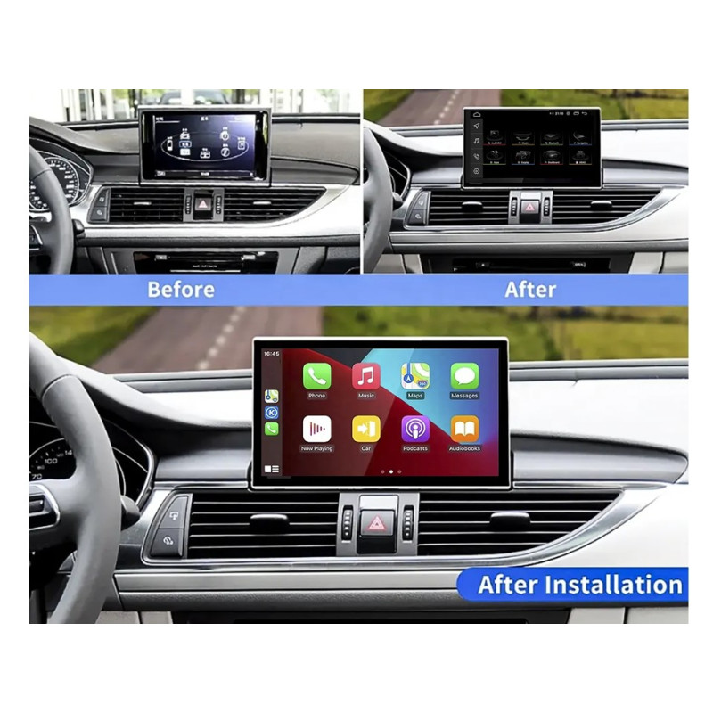 Android head unit FORS.auto for Audi A6/S6/RS6 HN+R (8+64Gb, 9") 2012-2015