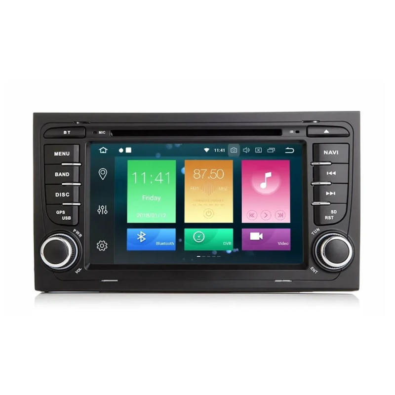 Android head unit FORS.auto FS M200 for Audi A4 ( 7", 2+32Gb. CarPlay) 2000-2008