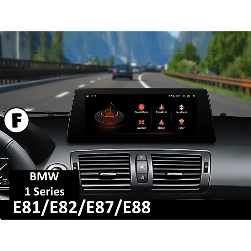 Android head unit FORS.auto for BMW 1 Series E81/E82/E87/E88 CIC (8+64Gb, 10.25") 2009-2014
